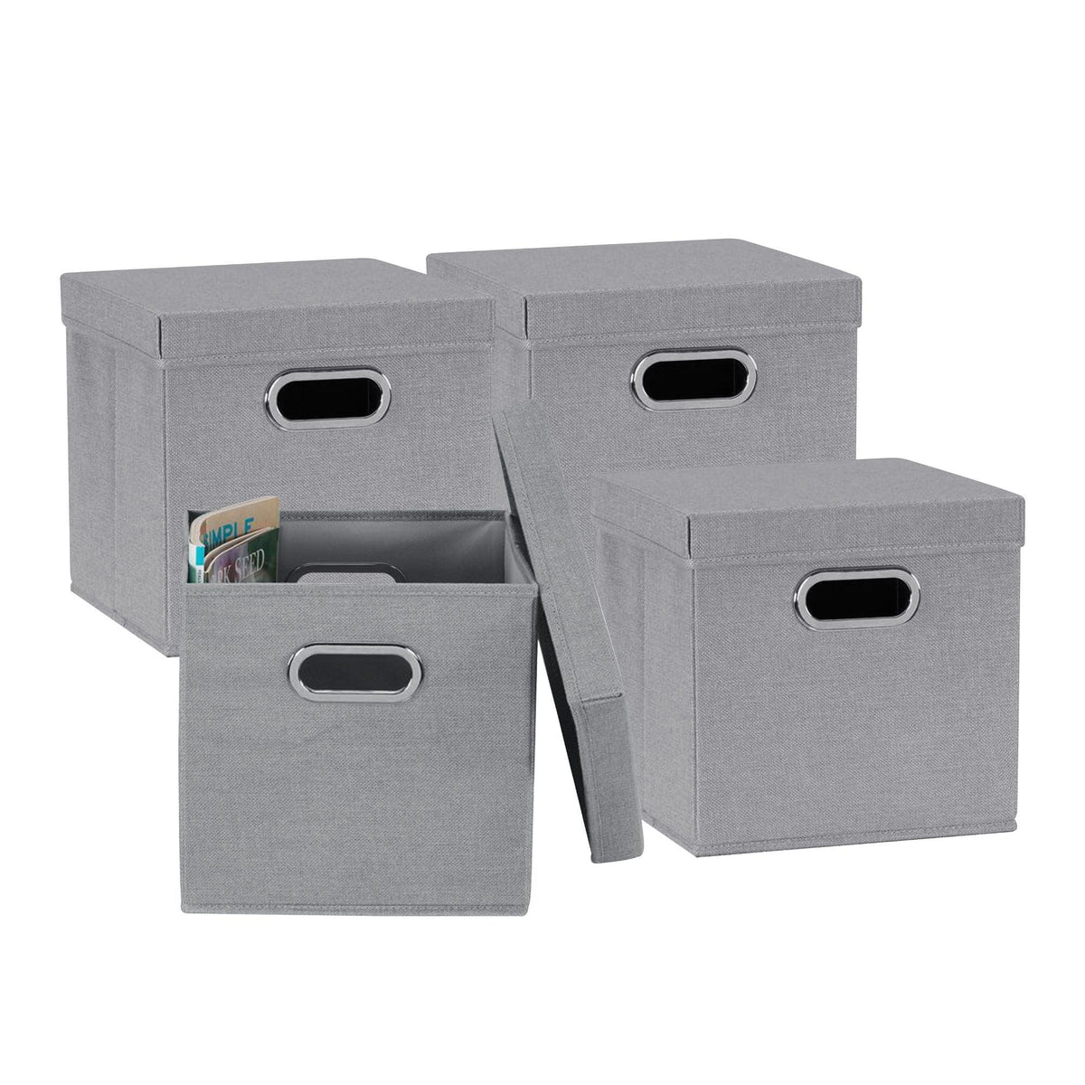 Set de 4 Cajones Organizadores de Tela. Cubos Organizadores Gret