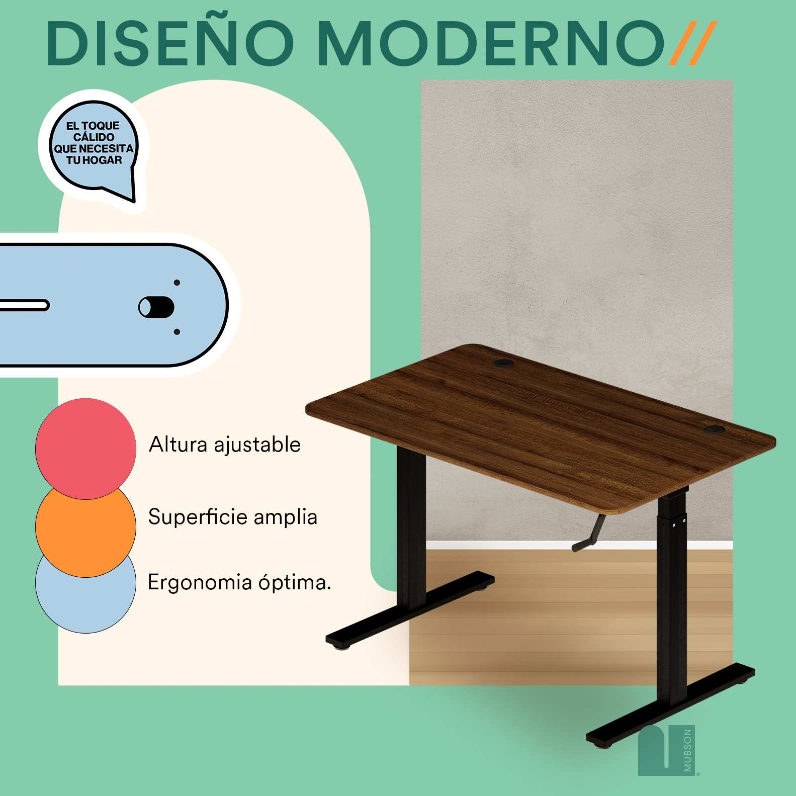 Mubson Escritorio Elevable Manual. Escritorio Gamer Zant