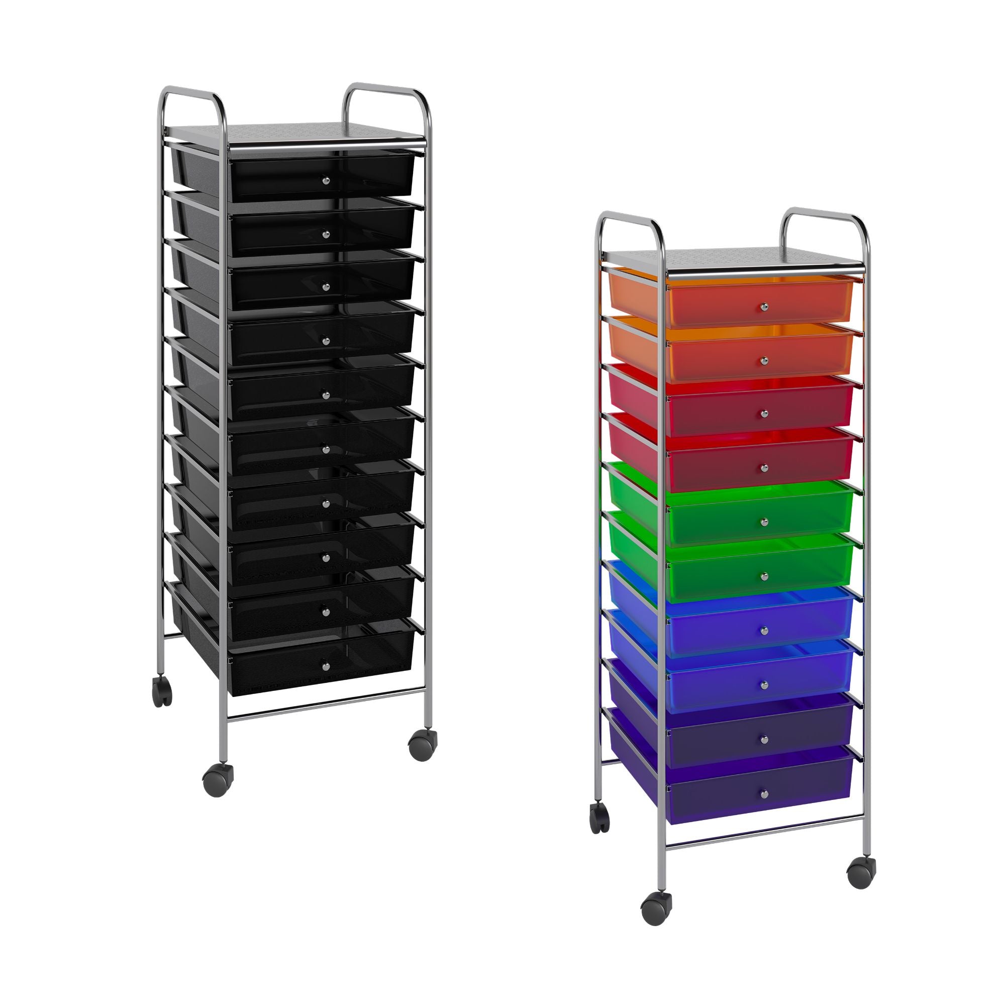 Mubson Carrito Organizador con 10 Cajones. Cajonera Cestio